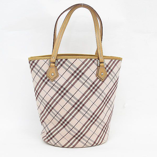 BURBERRY BLUE LABEL(バーバリーブルーレーベル) チェック柄 トート