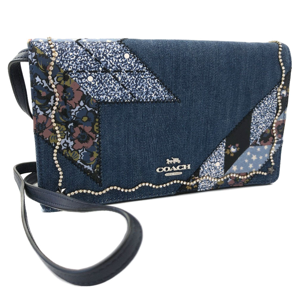コーチ COACH パッチワーク スター 長財布 2way ショルダーバッグ