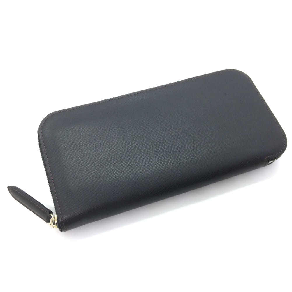 カミーユ フォルネ Camille Fournet バーニーズニューヨーク カーフ型押し ラウンドファスナー 長財布 カーフレザー ブラック メンズ K ー ブラモ 欲しいブランド品がすぐ見つかる ネット通販サイト