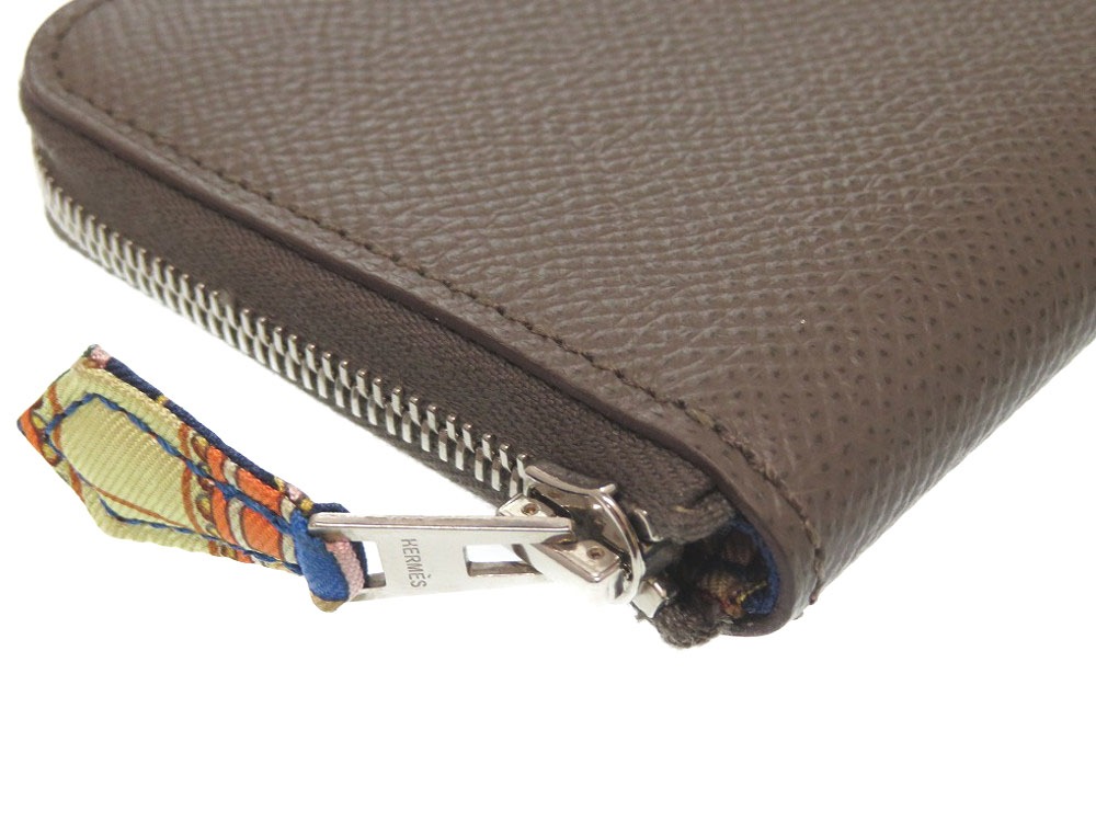 エルメスHERMES アザップコンパクト シルクイン トスカ コインケース ...