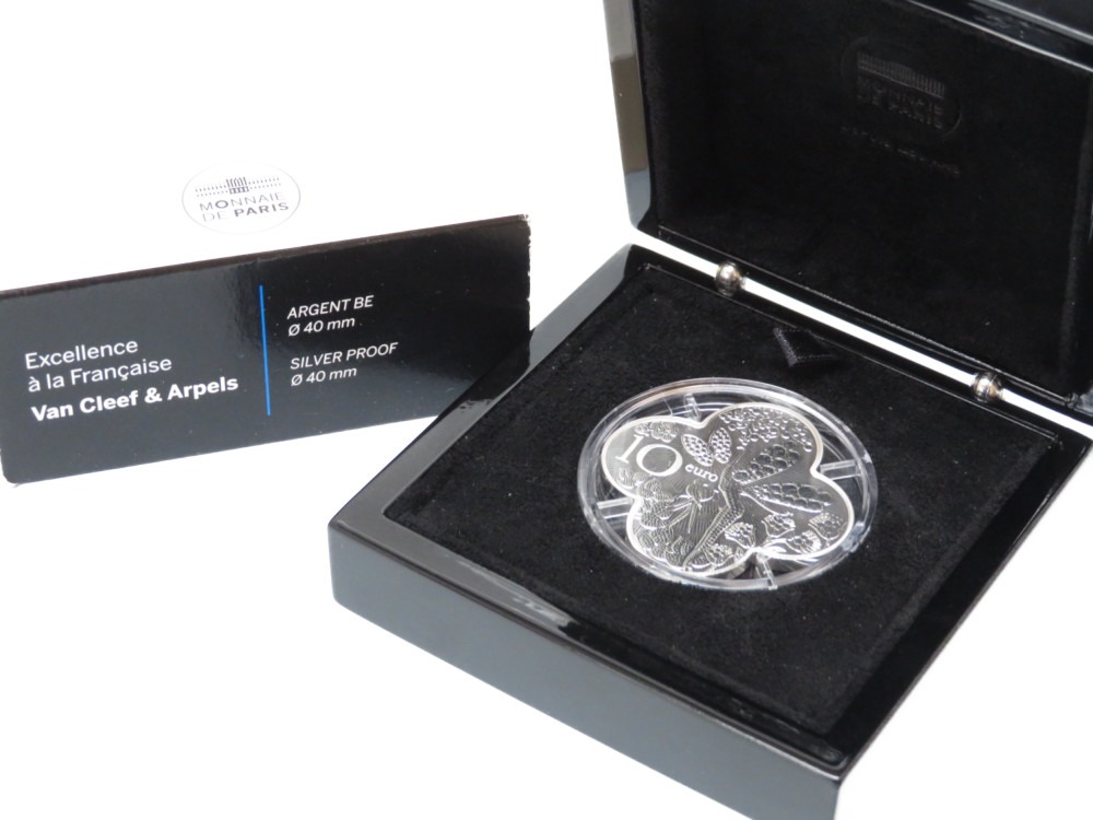 ヴァンクリーフ&アーペル Van Cleef & Arpels 10ユーロ 銀貨 - www