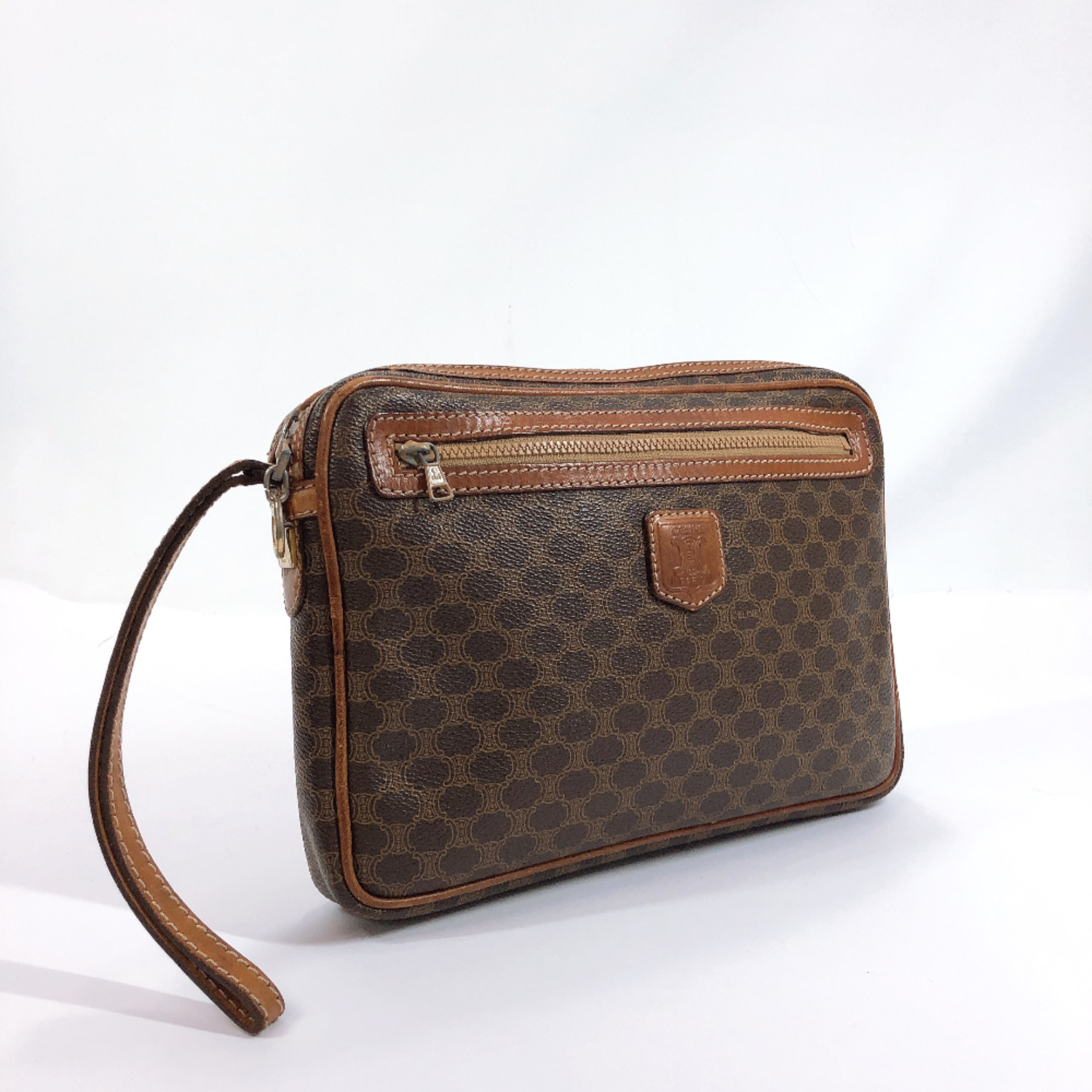 CELINE セリーヌ クラッチバッグ M07 マカダム柄 ヴィンテージ PVC