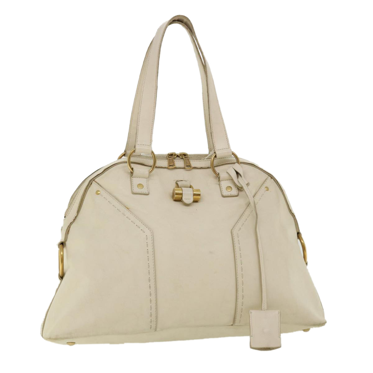 YSL ホワイト　ポシェット 47,511 Yves Saint Laurent Bag Stock Photos, High-Res