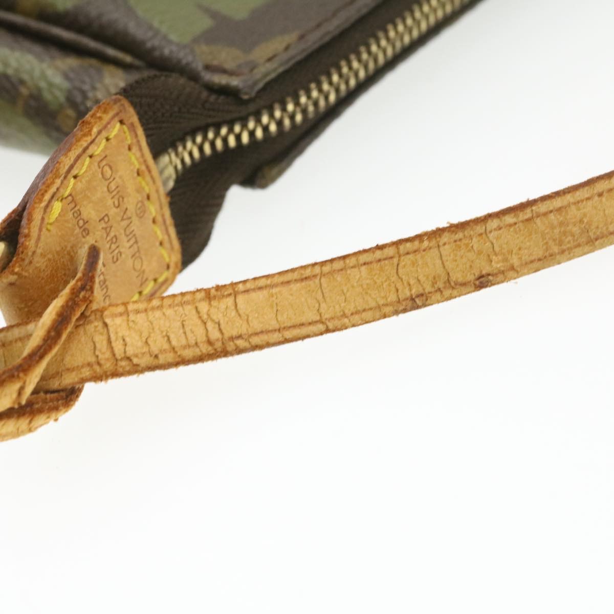 LOUIS VUITTON graffiti Pochette Accessoires Pouch Green