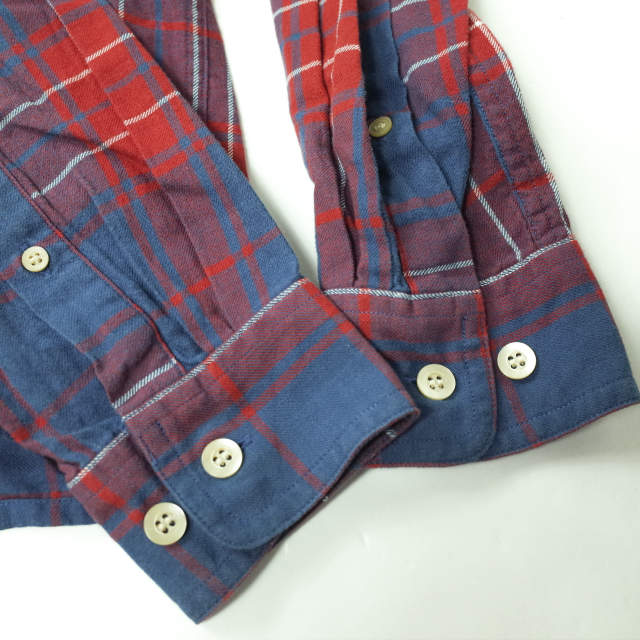 トップス DESCENDANT MILPITAS/CHECK LS SHIRT DESCENDANT/MILPITAS CHECK LS SHIRT (NAVY)