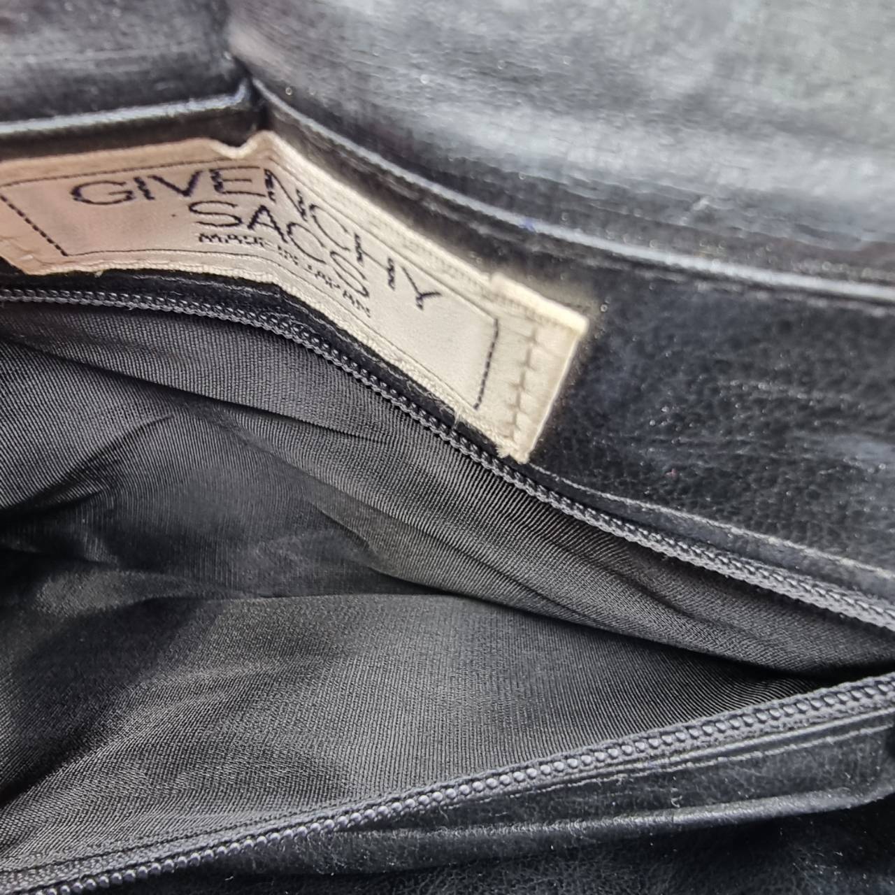 Givenchy Sacs Vintage Shoulder Black Bag Purse Leather Made