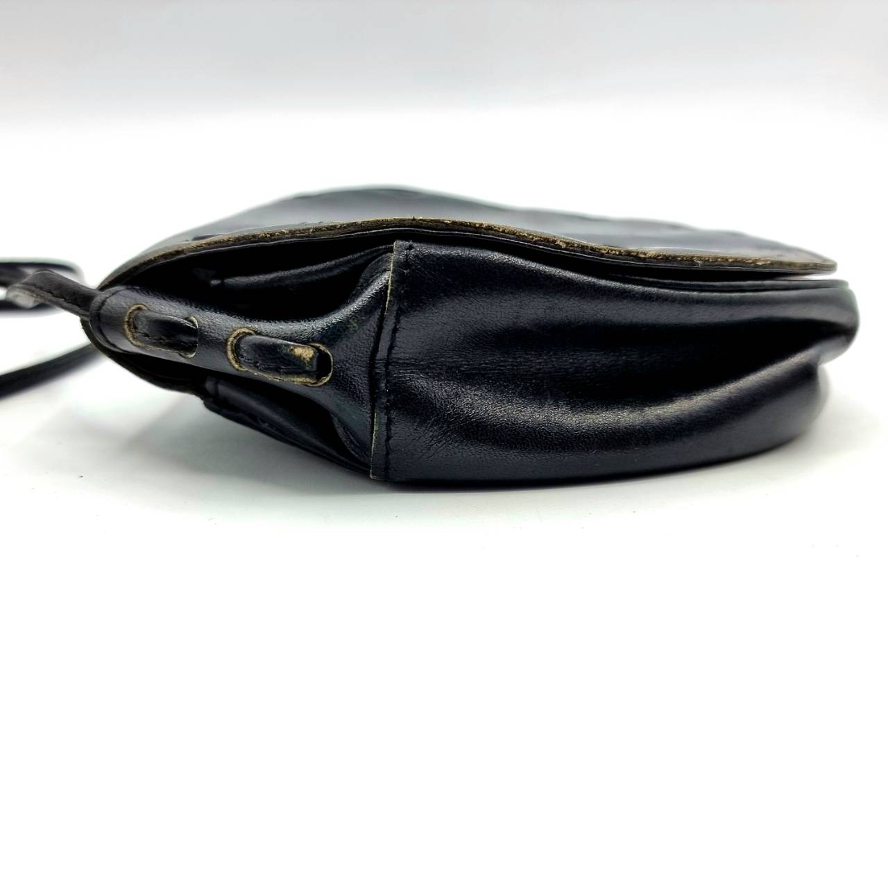 Givenchy Sacs Vintage Shoulder Black Bag Purse Leather Made